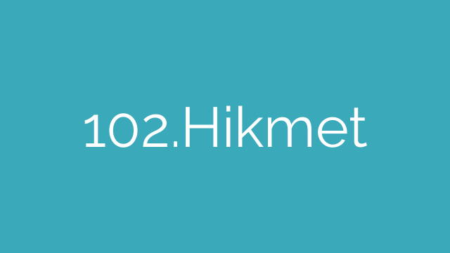 102.Hikmet