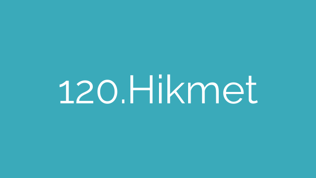 120.Hikmet