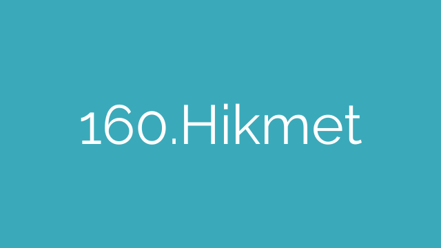 160.Hikmet