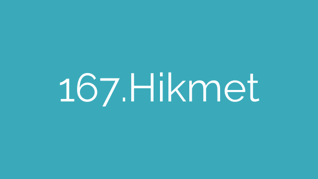 167.Hikmet