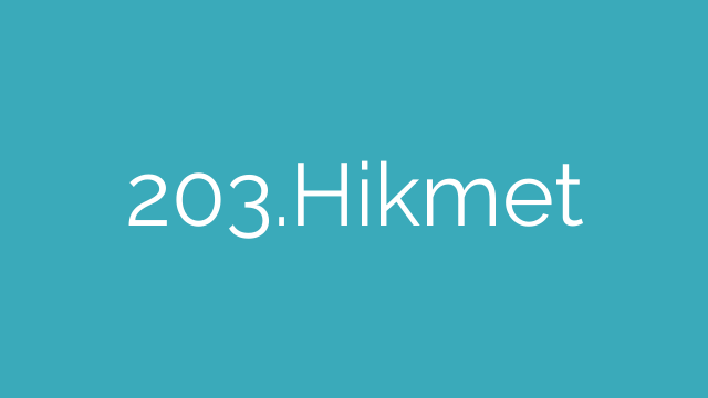 203.Hikmet