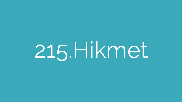 215.Hikmet